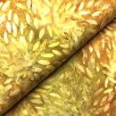 Batik Baumwolle Stoff aus Indonesien YELLOW - Magic | Meterware